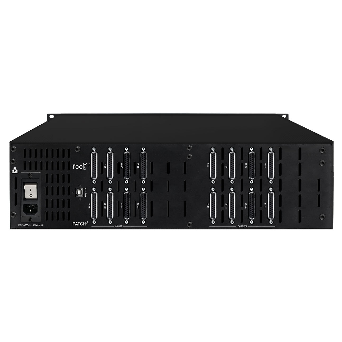 Flock Audio Patch VT 128 Channels 64in 64 Out Patchbay System
