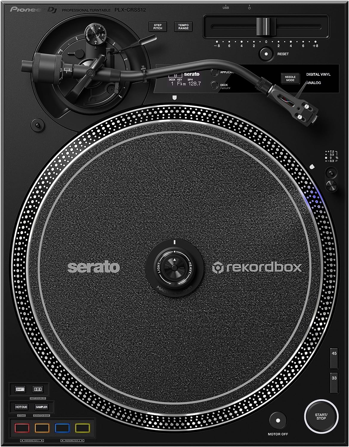 Pioneer PLX-CRSS12 Hybrid Direct Drive Turntable with DVS