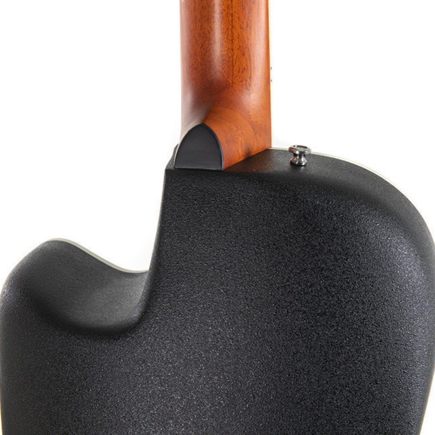 Ovation Applause AB2412-5S Mid Depth Acoustic Electric Guitar - Black Satin