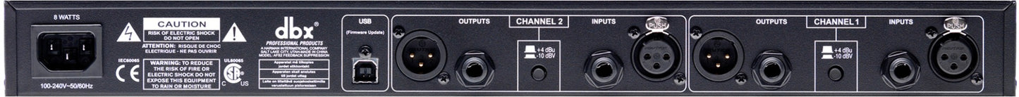 DBX AFS2 Advanced Feedback Suppression Processor