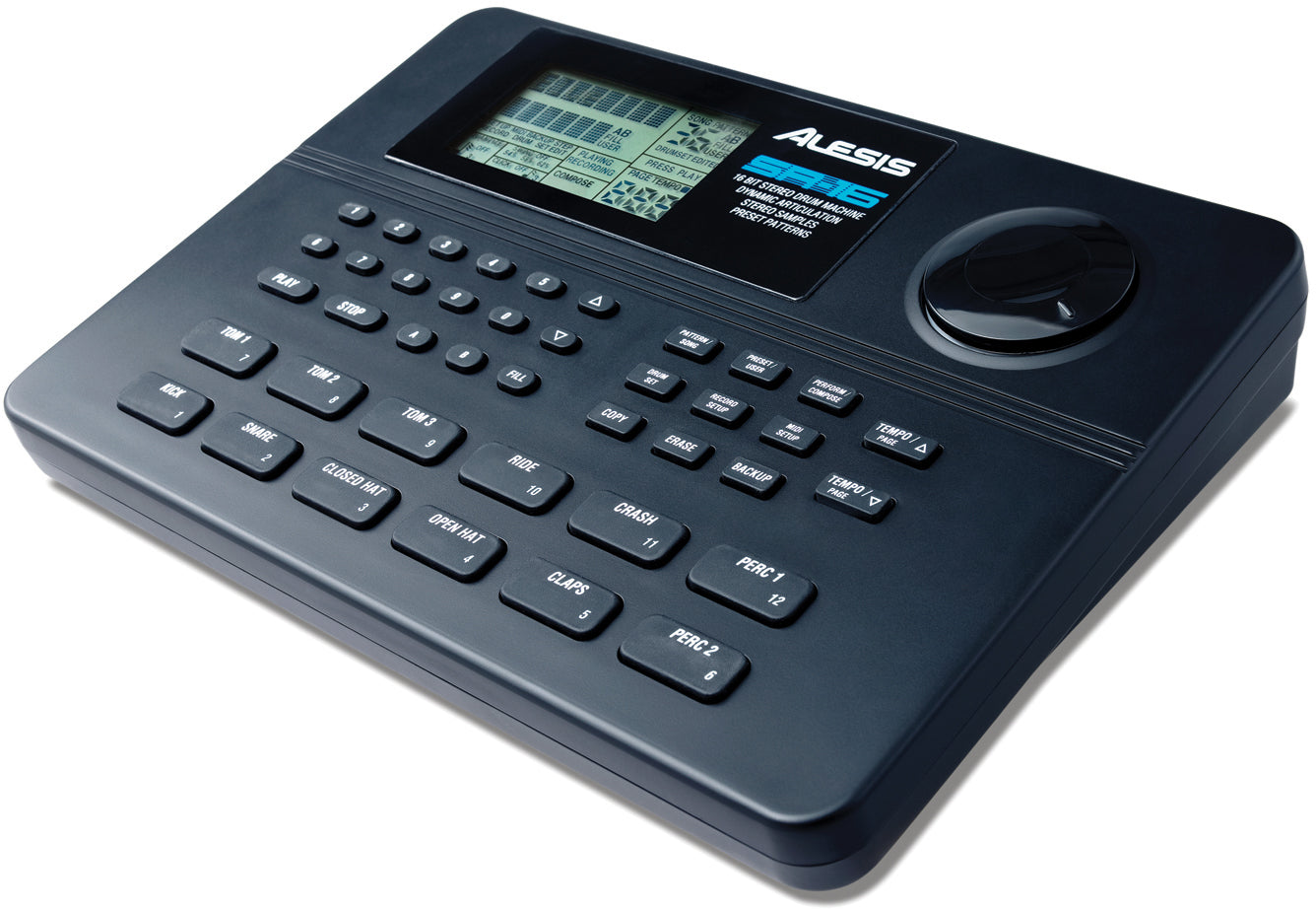 Alesis SR16 16-Bit Drum Machine with Natural Drum Sounds