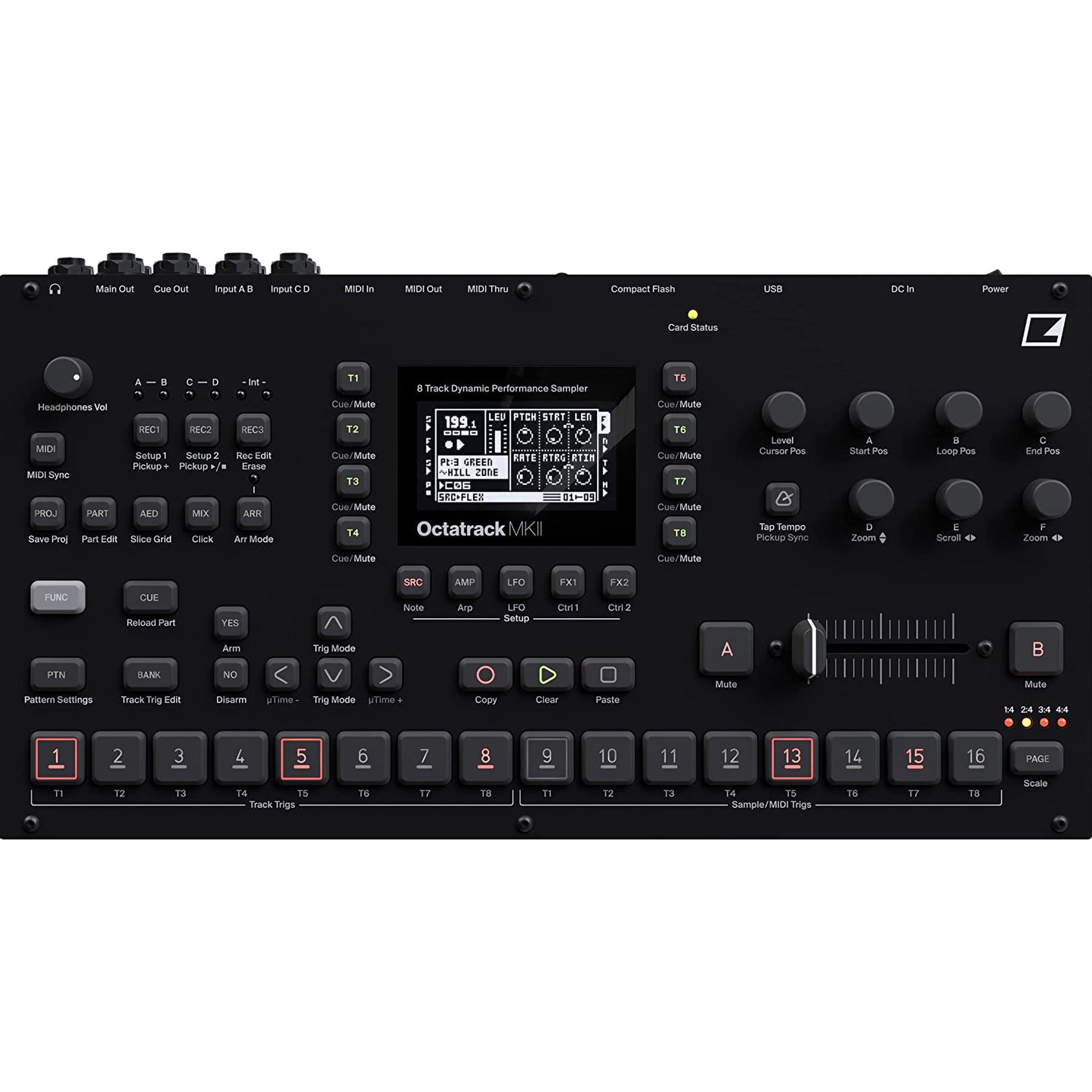 Elektron Octatrack MKII Eight Track Dynamic Performance Sampler