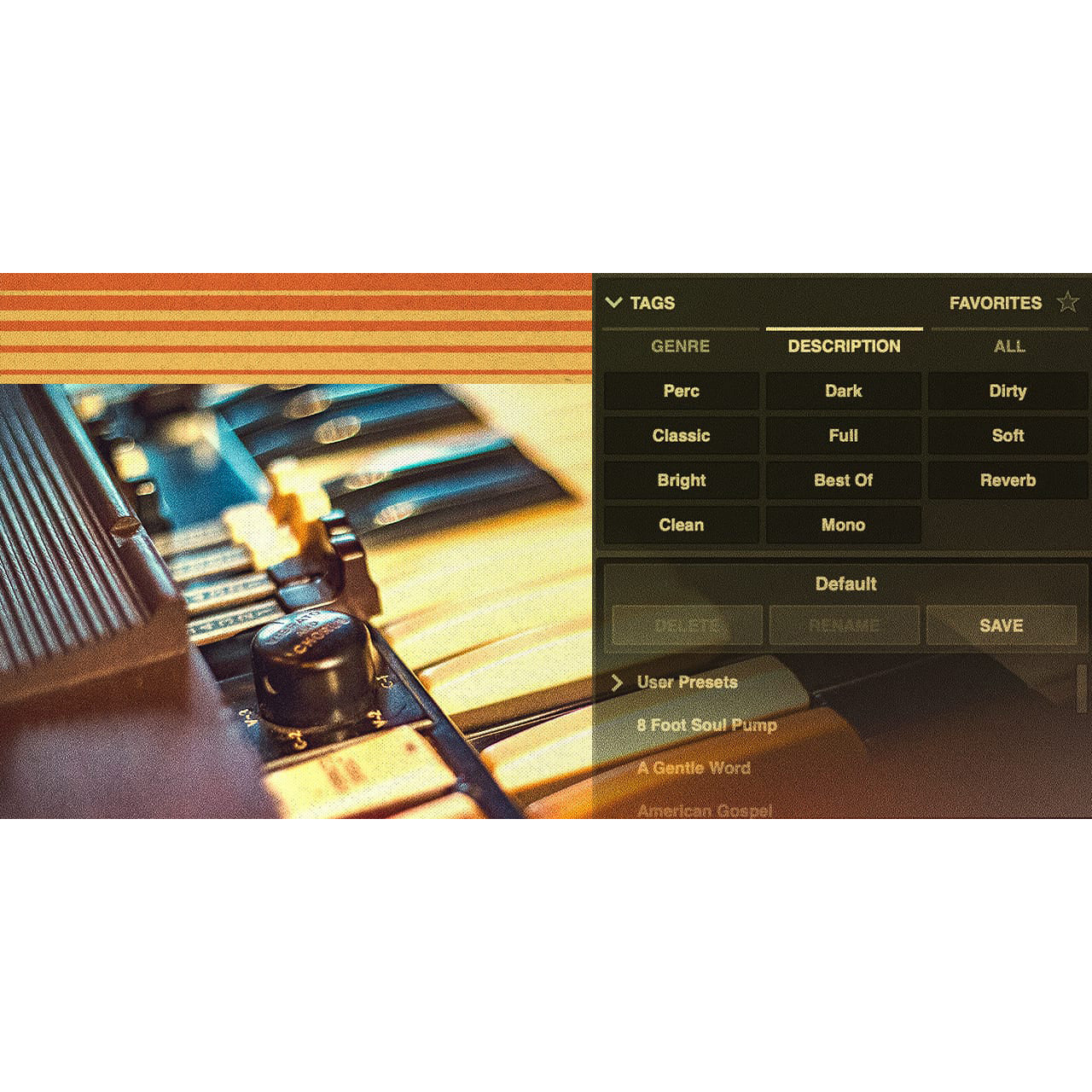 Universal Audio Waterfall B3 Organ