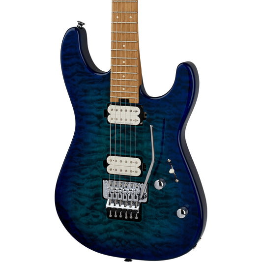 Charvel Pro-Mod Plus SD1Q HH FR Electric Guitar - Chlorine Burst