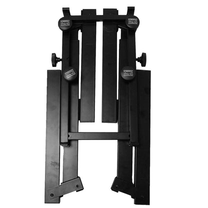On-Stage Stands Folding Heavy-Duty Dual-Tier Z Stand