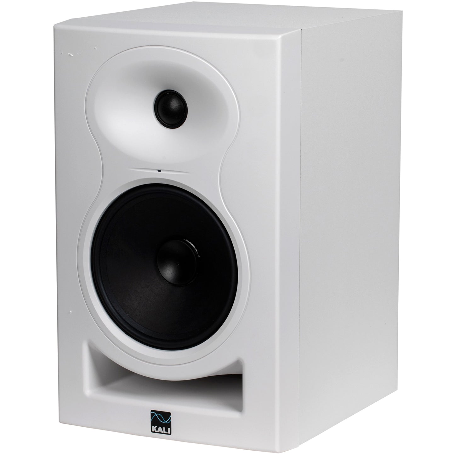 KALI AUDIO LP-6W V2 6.5" Project Lone Pine Powered Studio Monitors - Low-Noise Bi-Amped Professional Studio Speakers for Music Production - 80W, 115dB Max SPL - TRS, RCA, XLR Inputs - Single, White
