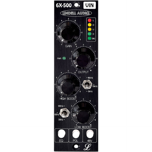 Lindell Audio 6X500VIN Vintage 500-Series Mic Preamp / Equalizer