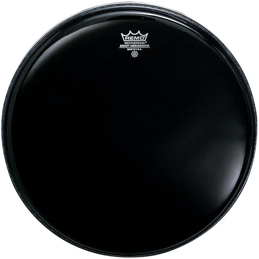 Remo Ebony Medium Weight 12 Black Batter Drumhead
