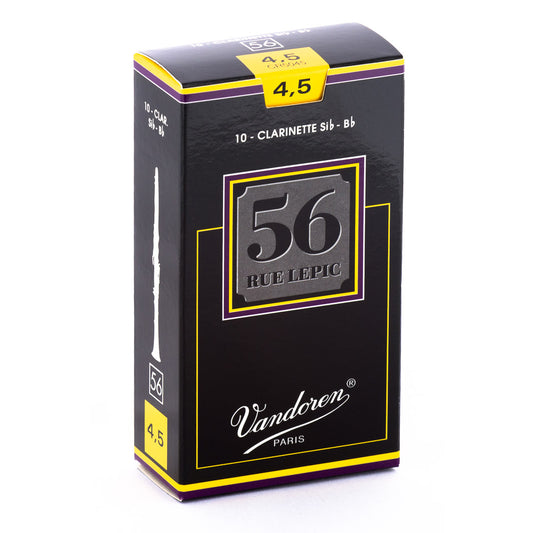 10-Pack of Rue Lepic Bb Clarinet Reeds 4.5