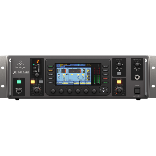 Behringer X32 Rack 40-Input-Channel 25-Bus Digital Rack Mixer