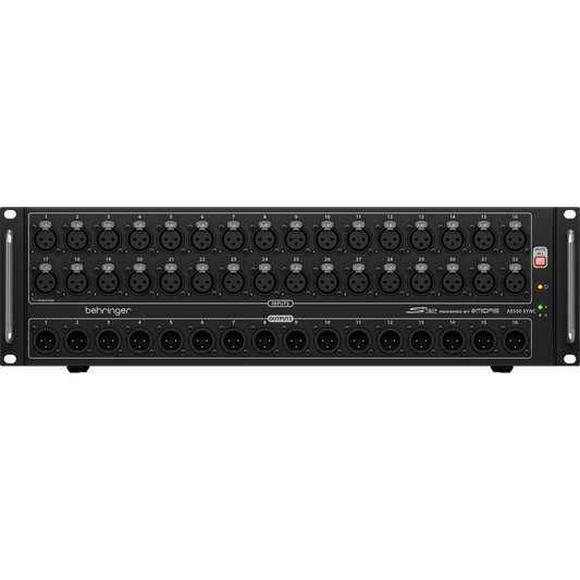 Behringer S32 I/O Box w/ 32 Remote Controllable MIDAS Preamps 16 Outputs