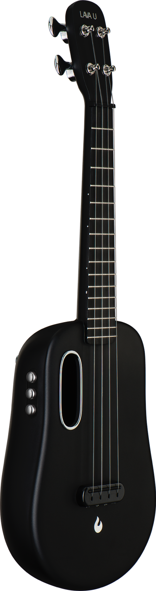 Lava Music 23” Ukulele Black w/ Freeboost Electronics