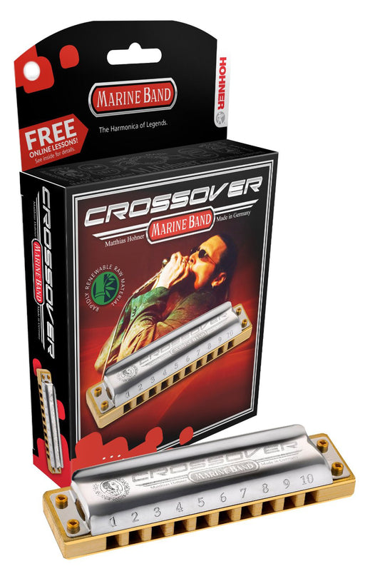 Hohner 2009BX-G MARINE BAND CROSSOVER HARMONICA- KEY OF G