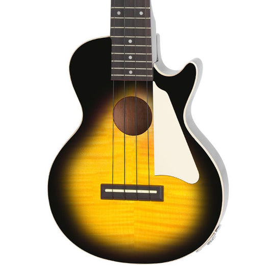 Epiphone Les Paul Acoustic Electric Concert Ukulele Outfit - Vintage Sunburst