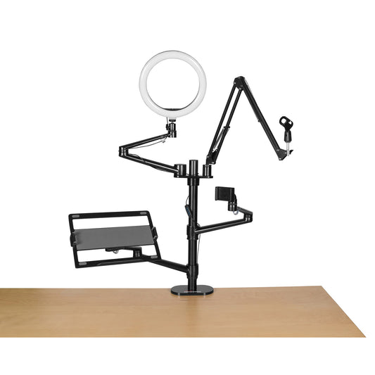 Gator Frameworks Content Creation Desk Mount Stand