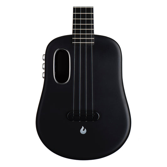 Lava Music 23” Ukulele Black w/ Freeboost Electronics