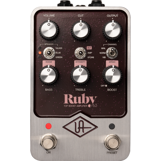 Universal Audio Ruby '63 Top Boost Amplifier Pedal