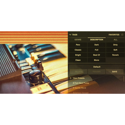 Universal Audio Waterfall B3 Organ